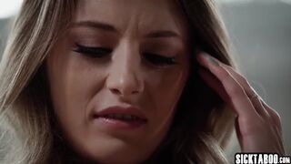 Cute petite chick Kyler Quinn rode big hard dick after she gave him blowjob