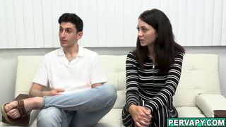 Stepsiblings Corra Cox and Nick have a threesome with Dr. Kenzie Love