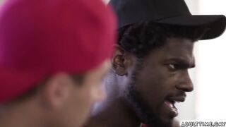 Devin Trez load his white semen on Damien White ass
